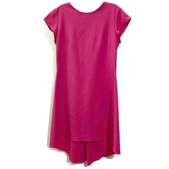 NHA KHANH Palermo Cocktail Dress Hot Pink Crepe - Picture 4 of 8